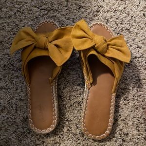 Slide on espadrilles